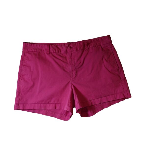 Vintage KHAKIS by GAP Pink Shorts Women’s Sz 16 Summer Vacation Preppy 4" Inseam - Picture 11 of 13